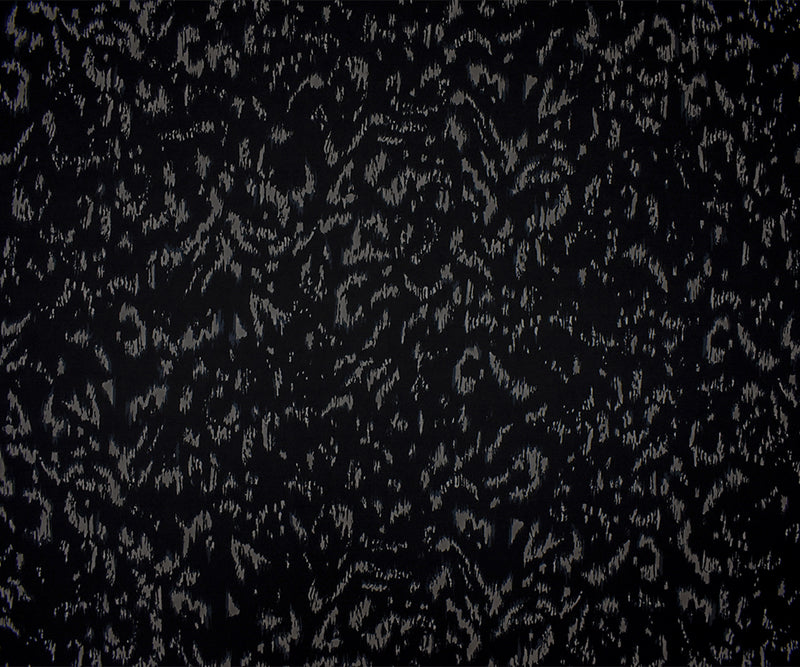 Black-Gray Poly Abstract Printed Stretch ITY Jersey Knit Fabric