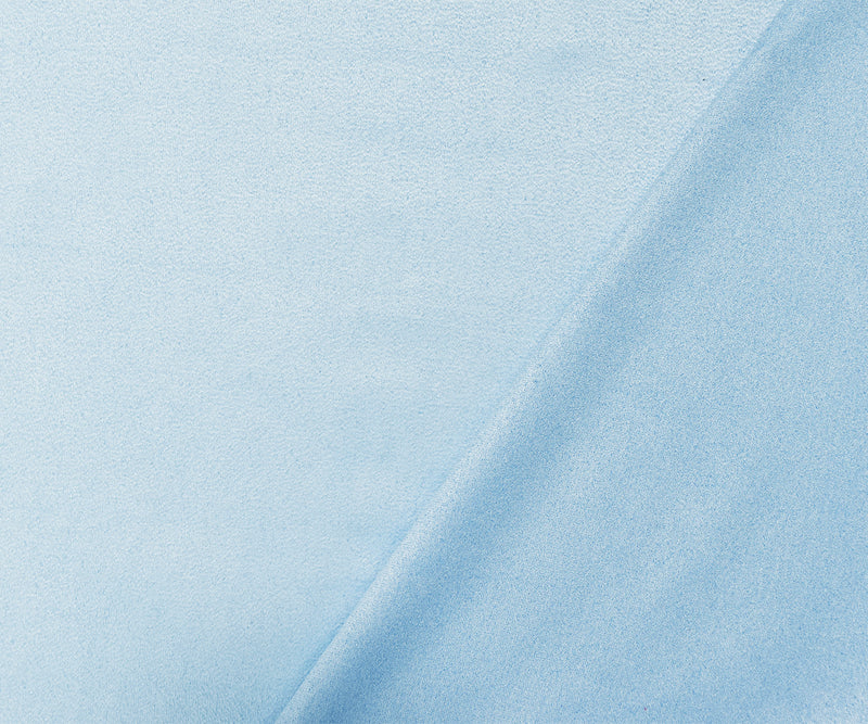 Sky Blue Stretch Spandex Solid Microsuede Knit Fabric