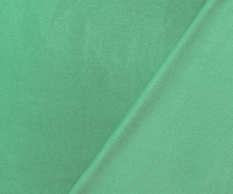 Green Stretch Spandex Solid Microsuede Knit Fabric