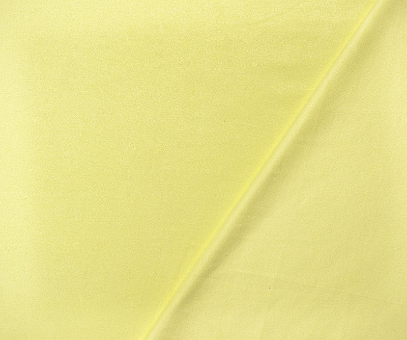 Light Yellow Stretch Spandex Solid Microsuede Knit Fabric