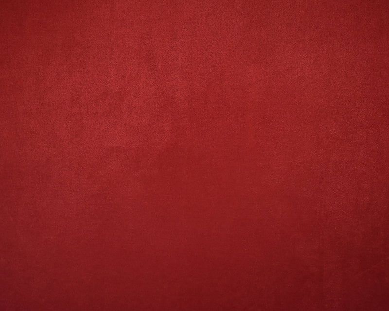 Red Stretch Spandex Solid Microsuede Knit Fabric