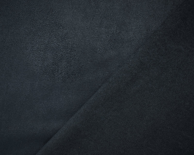 Deep Navy Blue Stretch Spandex Solid Microsuede Knit Fabric