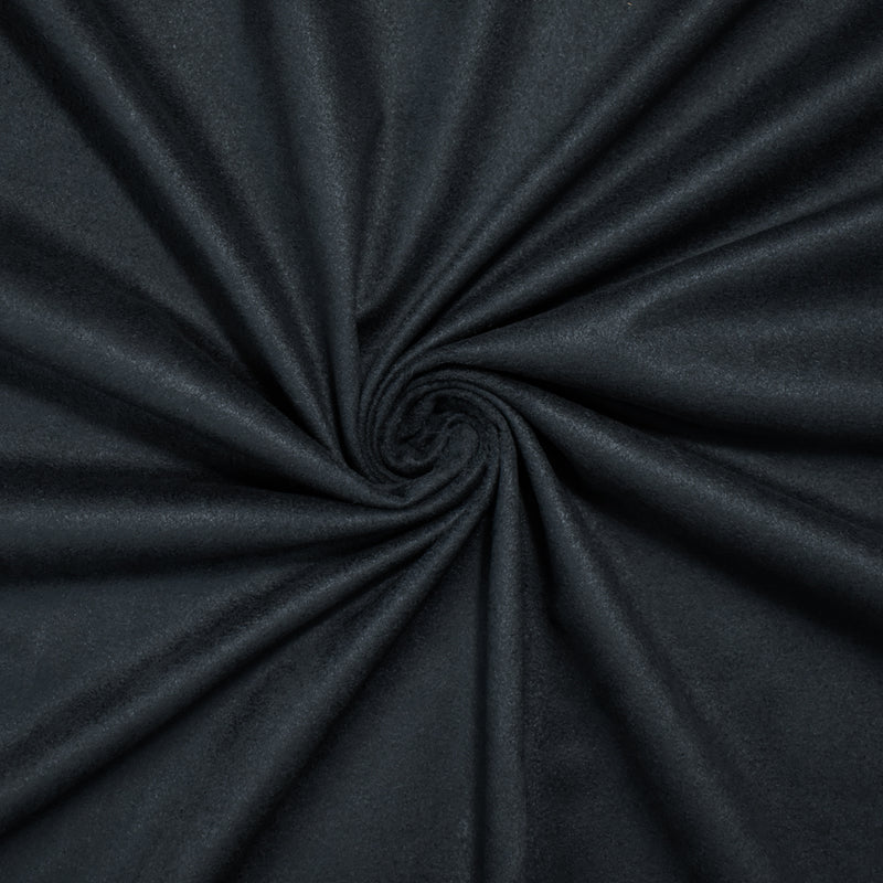 Deep Navy Blue Stretch Spandex Solid Microsuede Knit Fabric