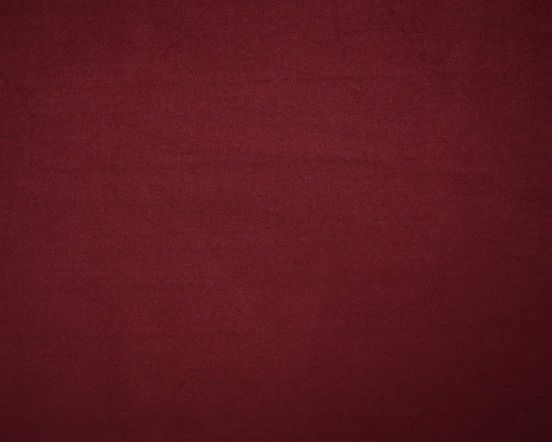 Deep Ruby Red Stretch Spandex Solid Microsuede Knit Fabric