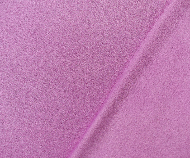 Lilac Pink Stretch Spandex Solid Microsuede Knit Fabric