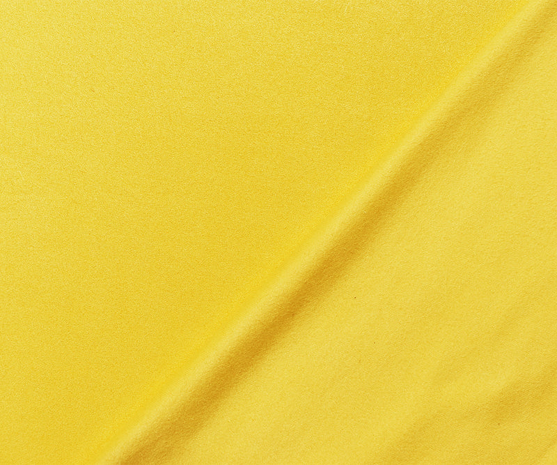 Yellow Stretch Spandex Solid Microsuede Knit Fabric
