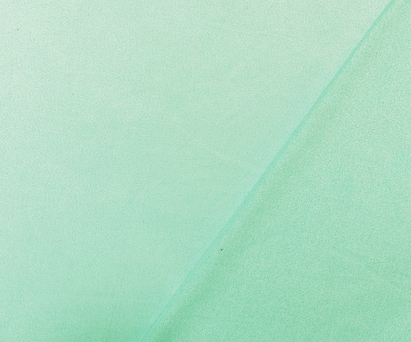 Mint Green Spandex Solid Microsuede Knit Fabric