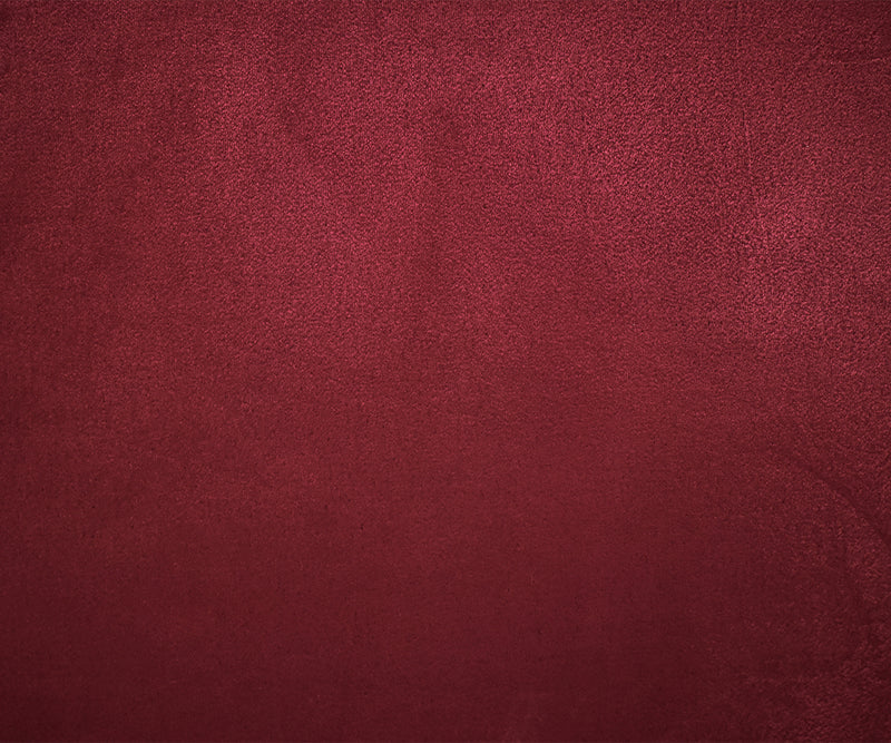 Deep Red Spandex Solid Microsuede Knit Fabric