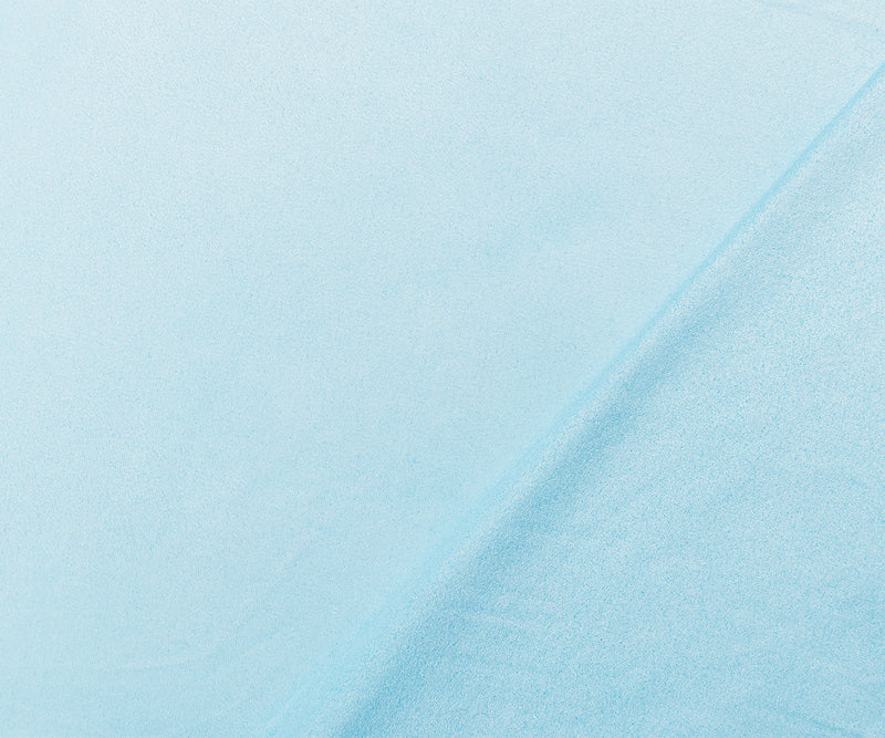 Pastel Blue Stretch Spandex Solid Microsuede Knit Fabric