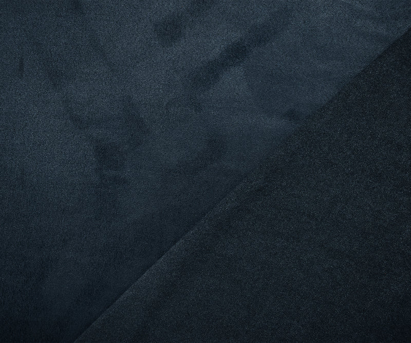 Deep Cool Gray Spandex Solid Microsuede Knit Fabric