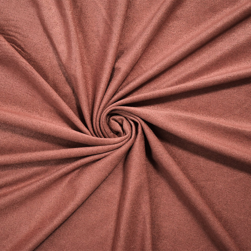Deep Pink Spandex Solid Microsuede Knit Fabric