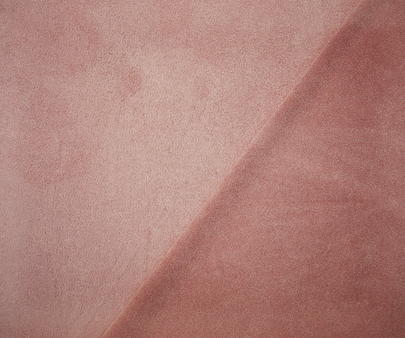 2 1/4 YD PC-Pink Stretch Spandex Solid Microsuede Knit Fabric