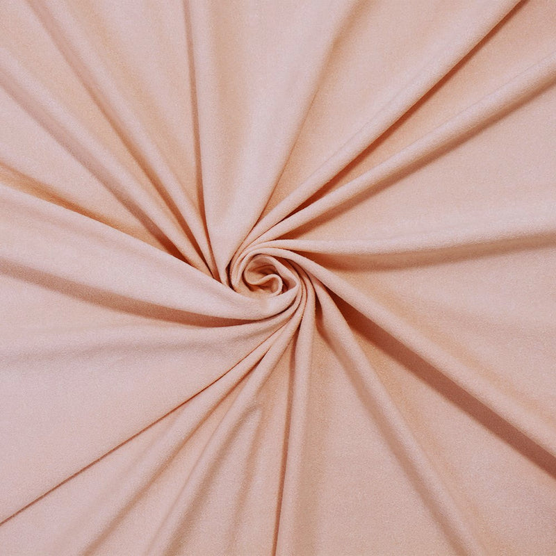 Light Pink Stretch Spandex Solid Microsuede Knit Fabric