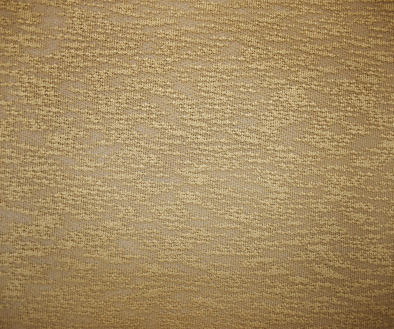 Beige Poly Spandex Stretch Texture Slub Sweater Knit Fabric