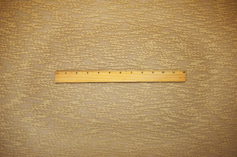 Beige Poly Spandex Stretch Texture Slub Sweater Knit Fabric