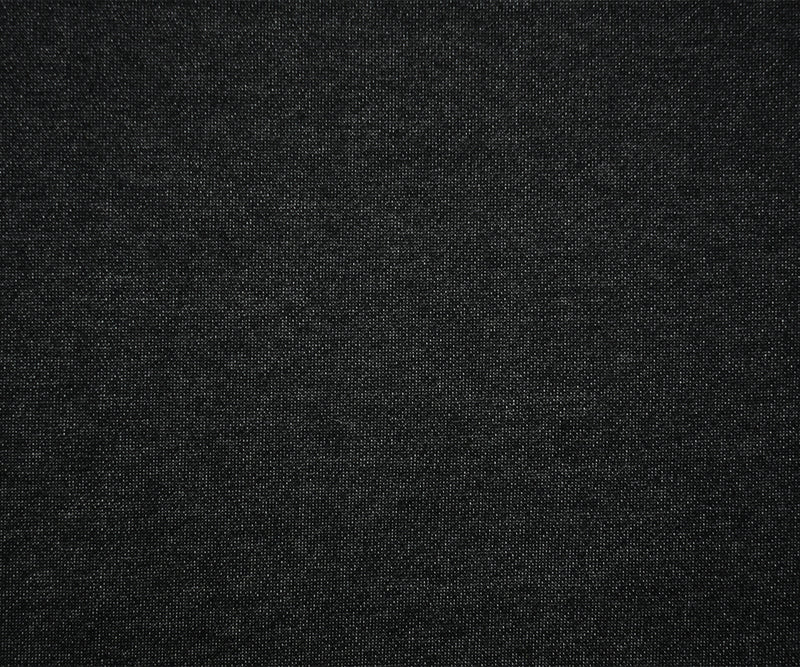 Black-White Poly Cotton French Terry Knit Fabric