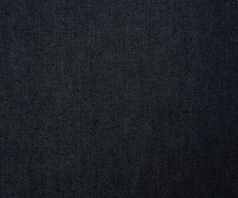 1 3/8 YD PC-Blue 11 oz. Cotton Blend Stretch Denim Twill Woven Fabric