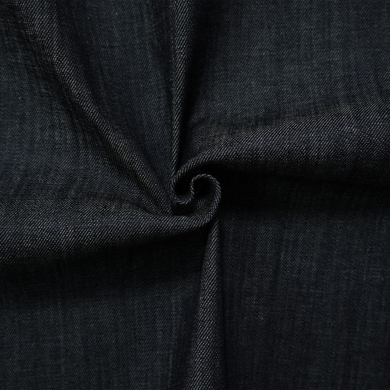 Navy 12 oz. Famous Denim Co. Cotton Blend Stretch Denim Twill Woven Fabric