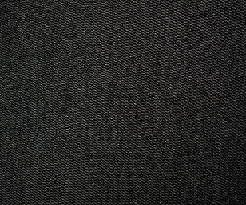Black Famous Denim Co. 10 oz. Cotton Blend Stretch Denim Twill Fabric