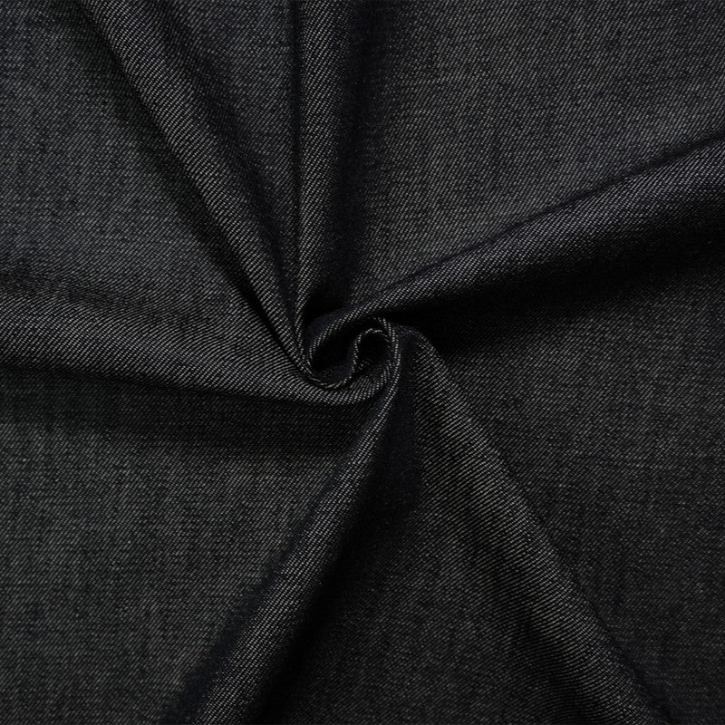 Navy 10 oz. Cotton Spandex Stretch Denim Twill Woven Fabric