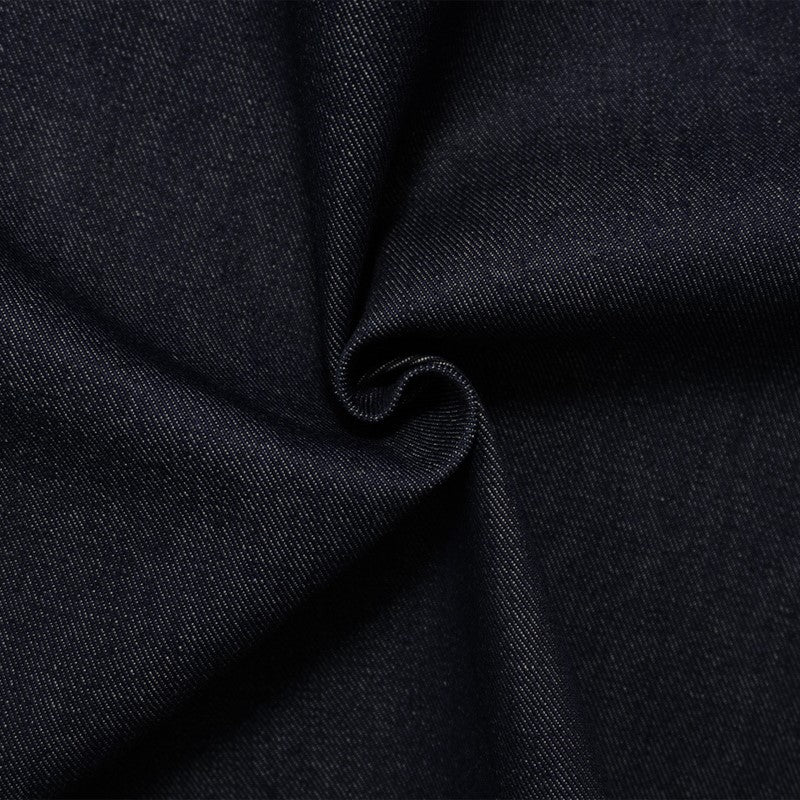 Deep Navy Blue 12 oz. Cotton Denim Twill Woven Fabric