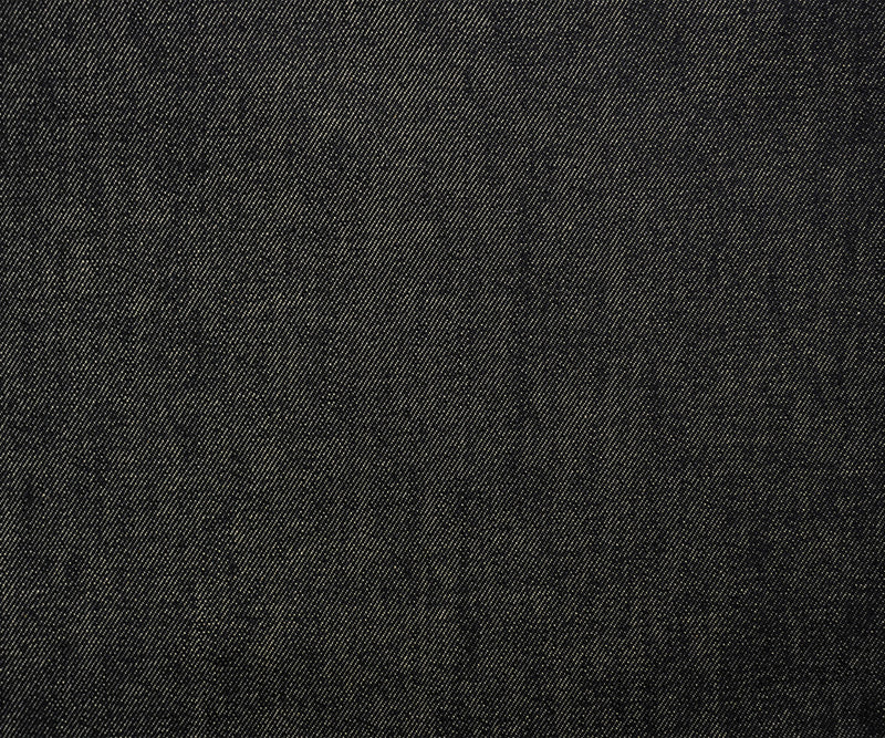 Black 11 oz. Famous Denim Co. Cotton Italian Denim Twill Fabric