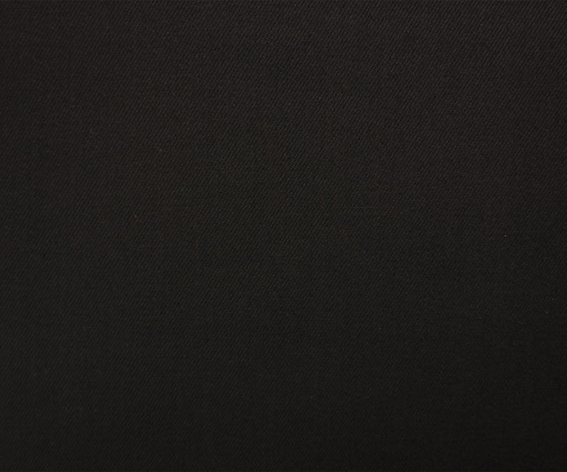 Black 11 oz. Cotton Solid Denim Twill Woven Fabric