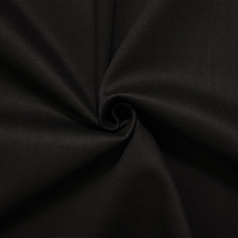Black 11 oz. Cotton Solid Denim Twill Woven Fabric