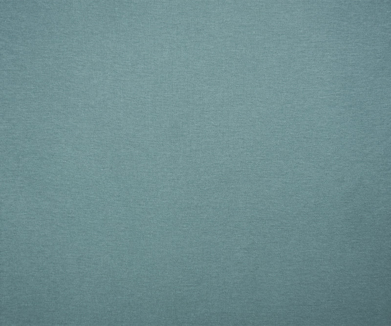 Green Organic Cotton Solid 1X1 Rib Knit Fabric