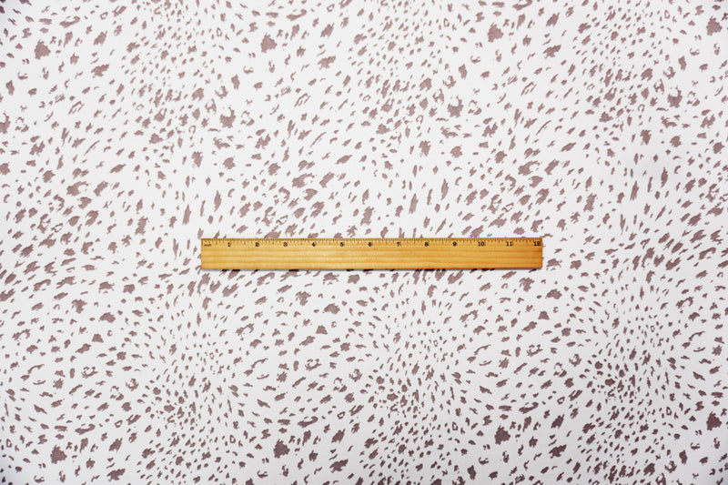 White-Beige Poly Spandex Stretch Abstract Printed ITY Moss Crepe Jersey Knit Fabric