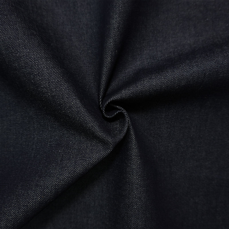 Deep Navy 12 oz. Cotton Denim Twill Woven Fabric