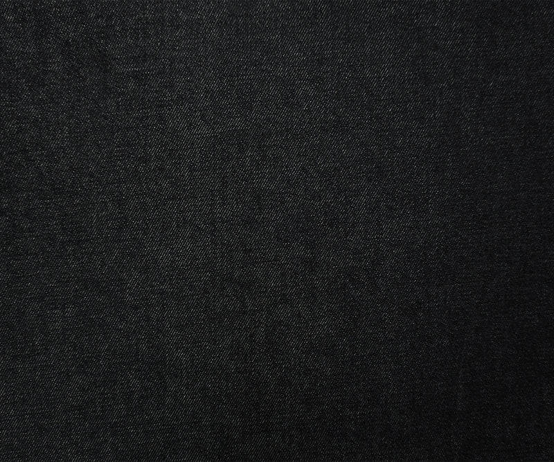 Black 14 oz. Cotton Denim Twill Woven Fabric