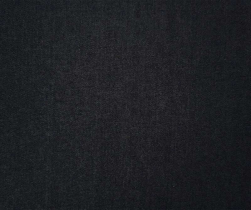 Black 13 oz. Cotton Denim Twill Woven Fabric