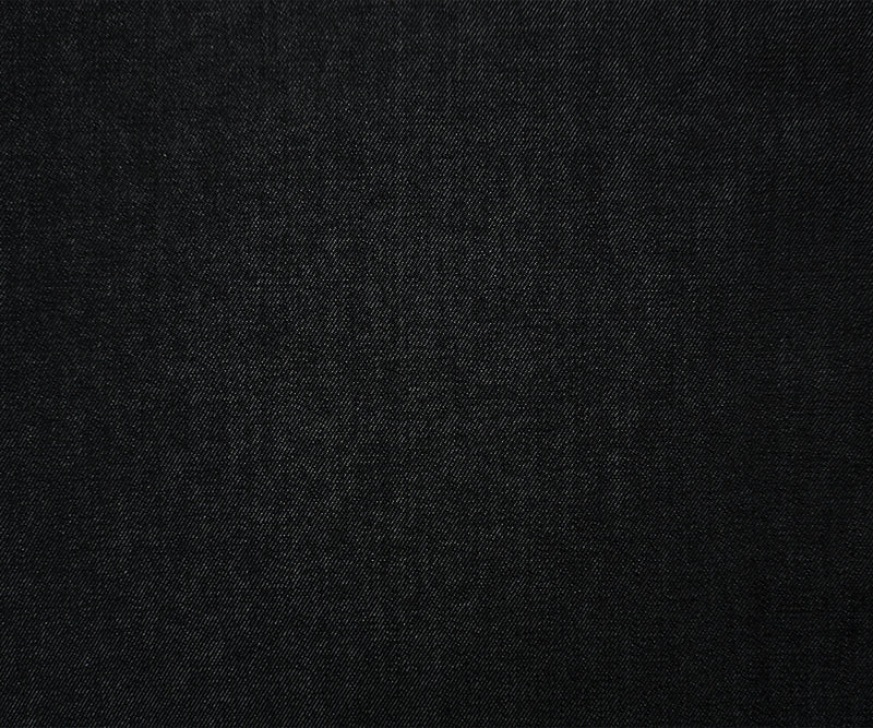 Black14 oz. Cotton Denim Twill Woven Fabric