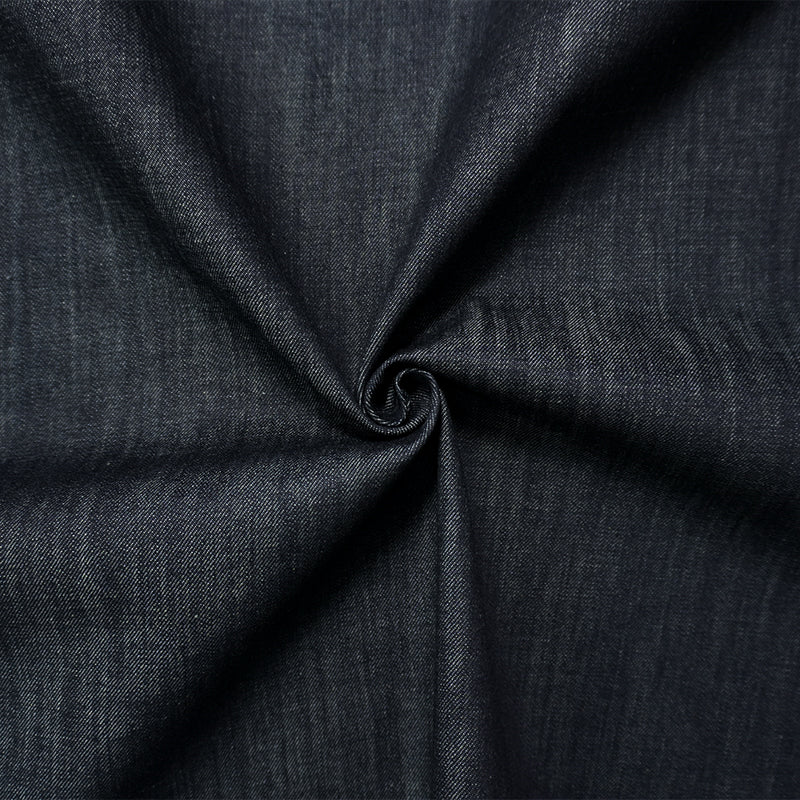 Deep Navy 12 oz. Cotton Denim Twill Woven Fabric
