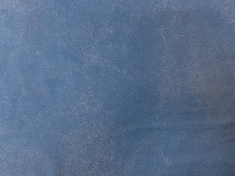 Blue-Gray Rayon Heather Vintage-Distressed Look Voile Fabric