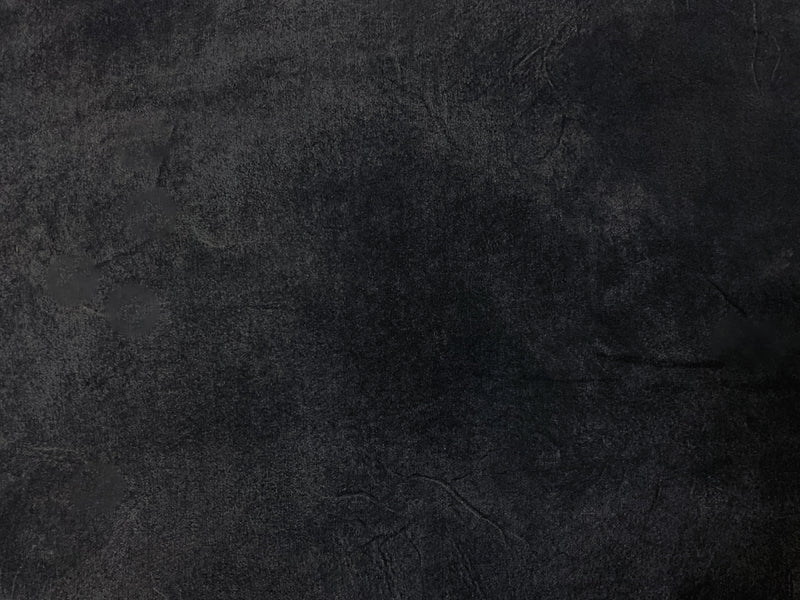 Black-Gray Rayon Heather Vintage-Distressed Look Voile Fabric