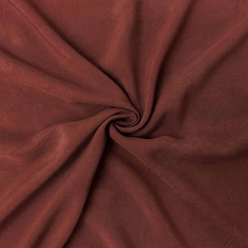 Red-Gray Rayon Heather Vintage-Distressed Look Voile Fabric