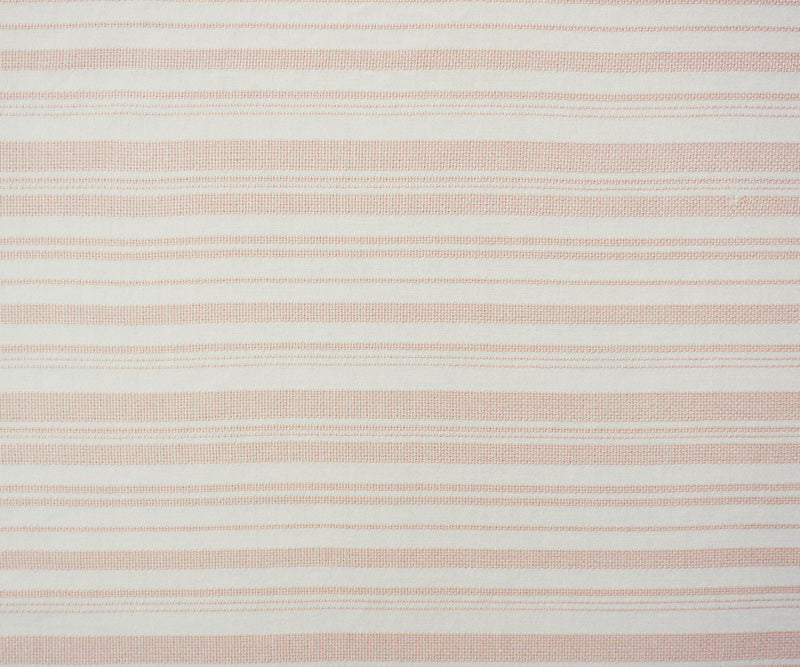 Beige-White Rayon Cotton Stripe Dobby Woven Fabric