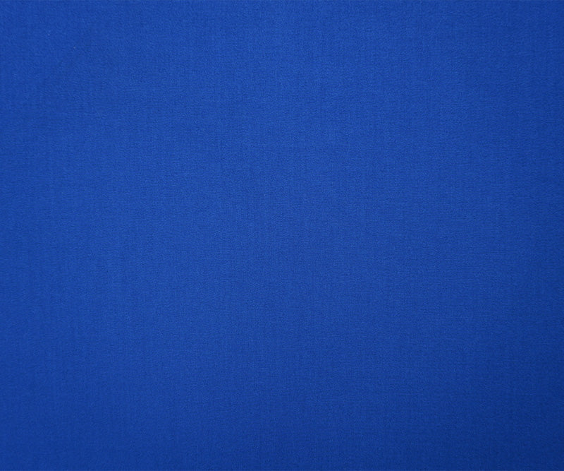 Blue Poly Rayon Spandex Stretch Solid Woven Suiting Fabric