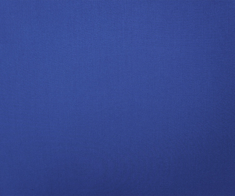 Blue Poly Rayon Spandex Stretch Solid Woven Suiting Fabric