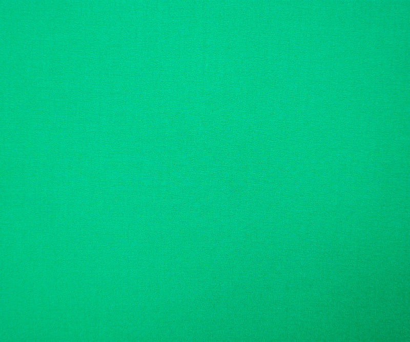 Green Poly Rayon Spandex Stretch Solid Woven Suiting Fabric