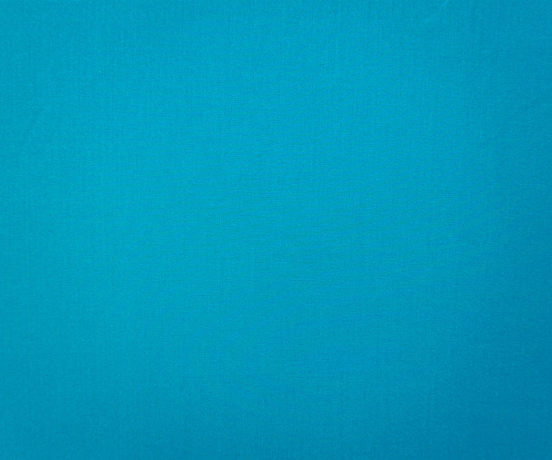 Turquoise Poly Rayon Spandex Stretch Solid Woven Suiting Fabric