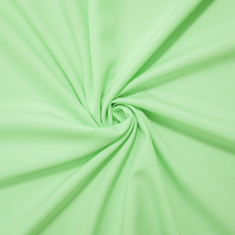 3 YD PC-Light Green Poly Rayon Spandex Stretch Solid Woven Suiting Fabric