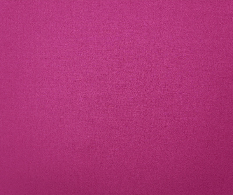 Magenta Purple Poly Rayon Stretch Solid Woven Suiting Fabric
