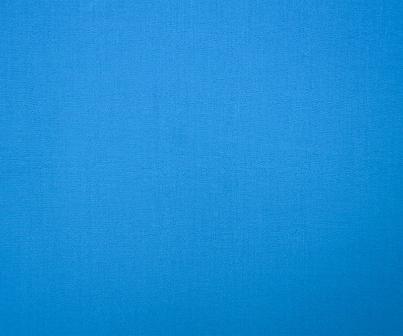 Blue Poly Rayon Spandex Stretch Solid Woven Suiting Fabric