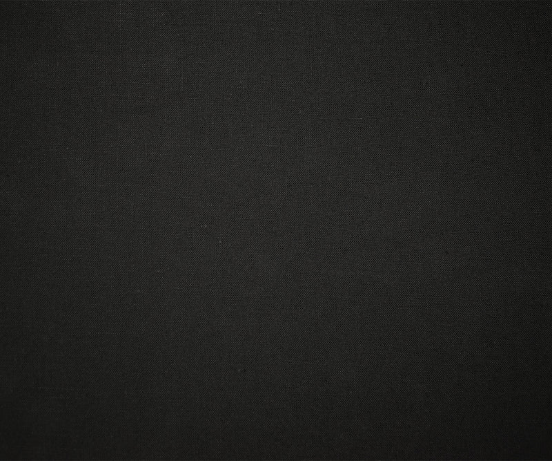 Black Cotton Solid Quality Quilting Woven Fabric
