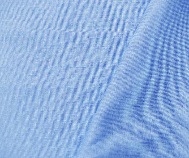 Medium Blue Cotton Solid Quality Quilting Woven Fabric