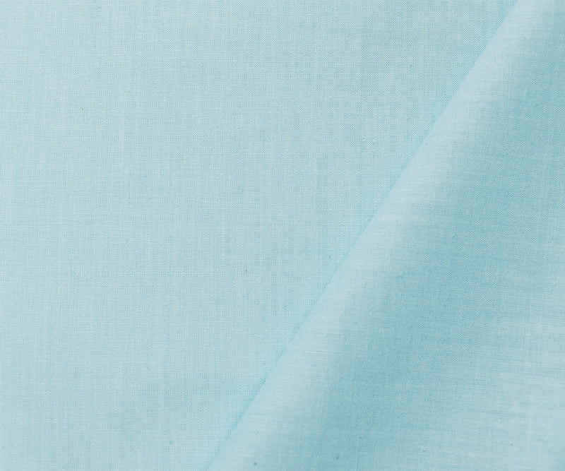 Light Blue Cotton Solid Quality Quilting Woven Fabric