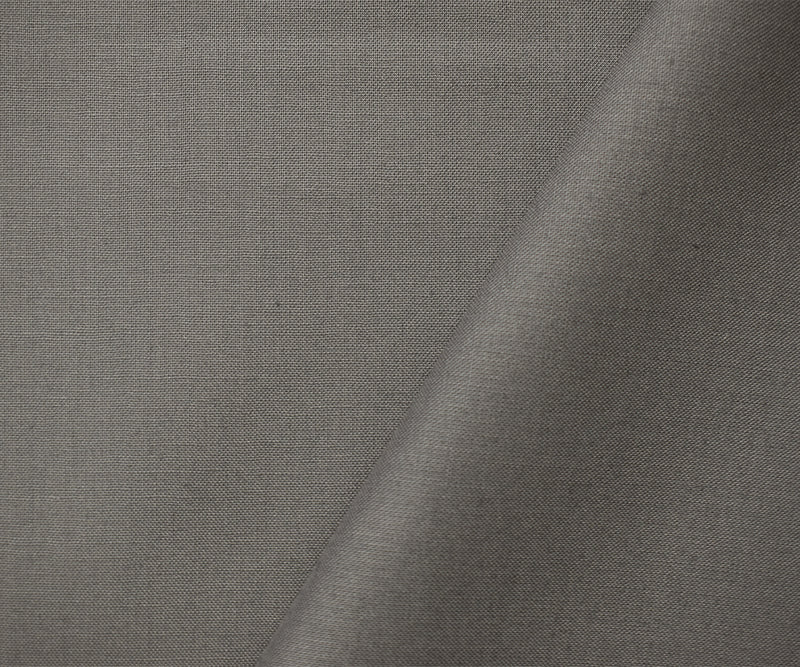 Gray Cotton Solid Quality Quilting Woven Fabric